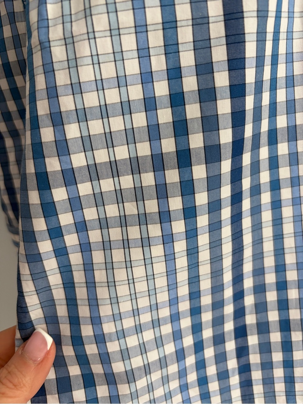 Peter Millar Blue Check XXL Button Down Collared Long Sleeve EUC - Picture 3 of 11